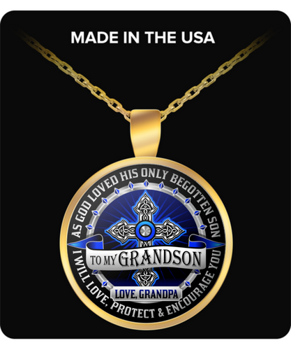 From GRANDPA to GRANDSON Necklace