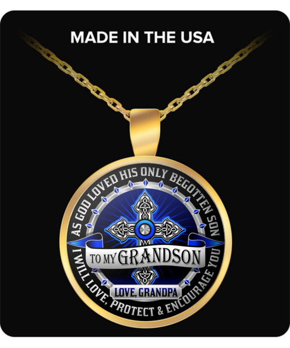 From GRANDPA to GRANDSON Necklace